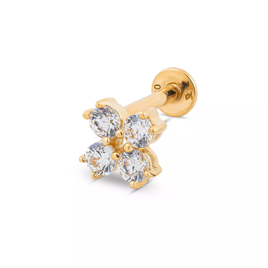 Studio Marquise - Piercing, One Size, Gelbgold