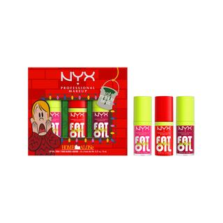 NYX-PROFESSIONAL-MAKEUP Home Alone Fat Oil Lip Drip Trio 