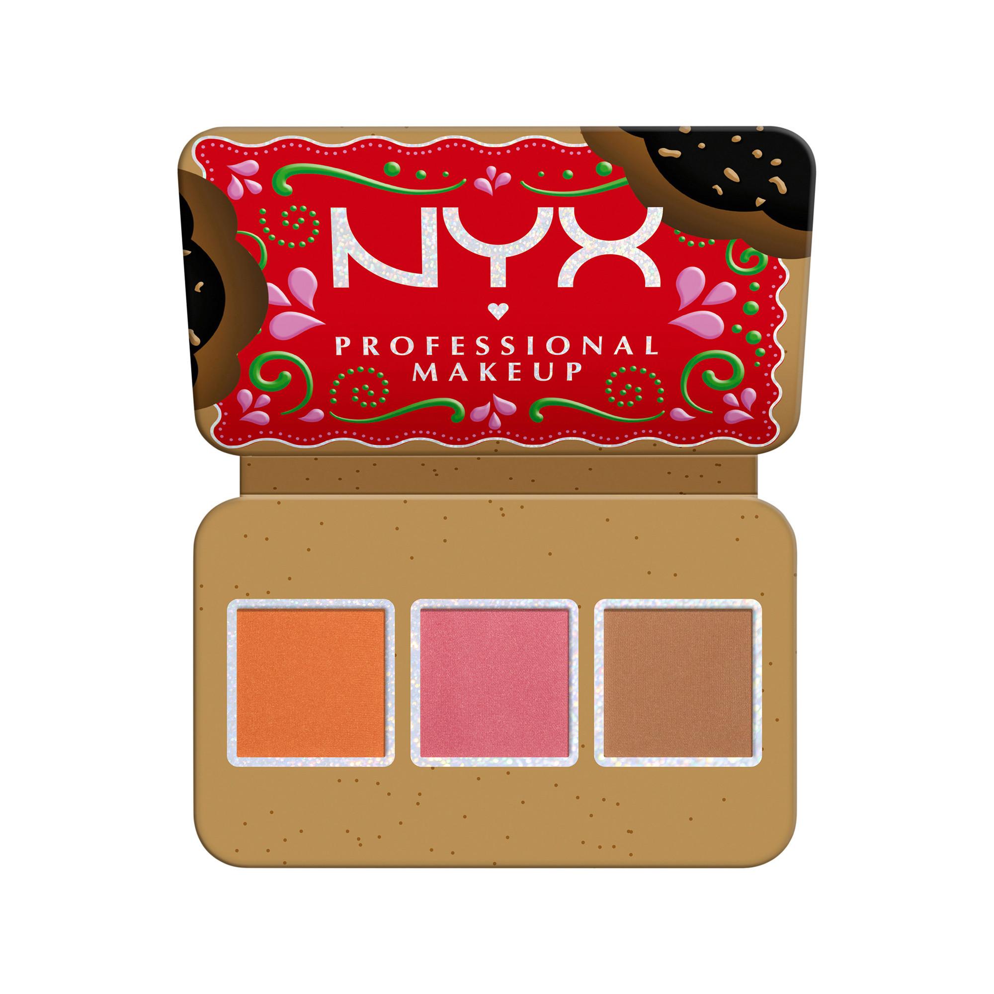 NYX-PROFESSIONAL-MAKEUP Buttermelt Face Palette Blush und Bronzer Duo Light 