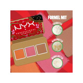 NYX-PROFESSIONAL-MAKEUP Buttermelt Face Palette Blush und Bronzer Duo Light 