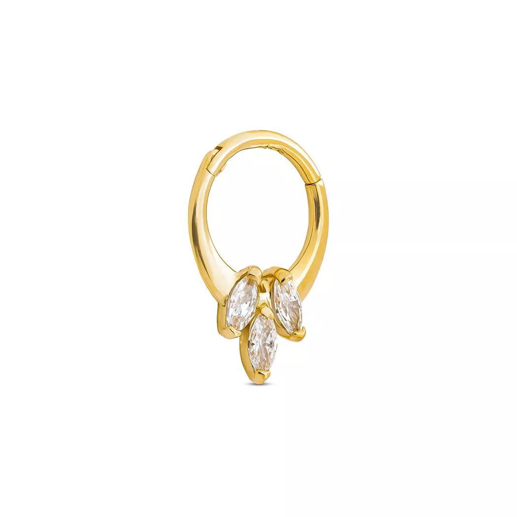 Studio Marquise - Piercing, One Size, Gelbgold