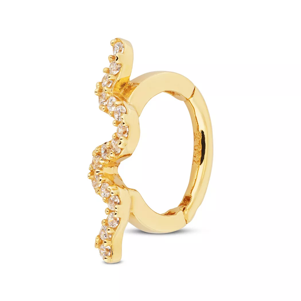 Studio Marquise - Piercing, One Size, Gelbgold 6