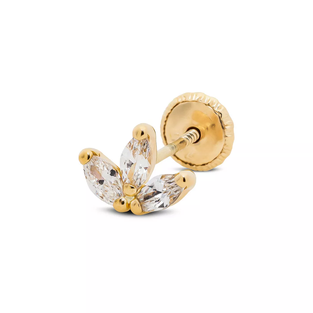 Studio Marquise - Piercing, One Size, Gelbgold
