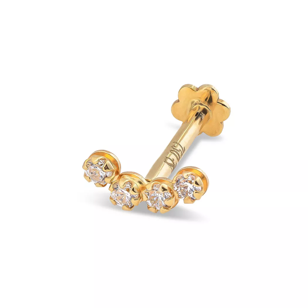 Studio Marquise - Piercing, One Size, Gelbgold