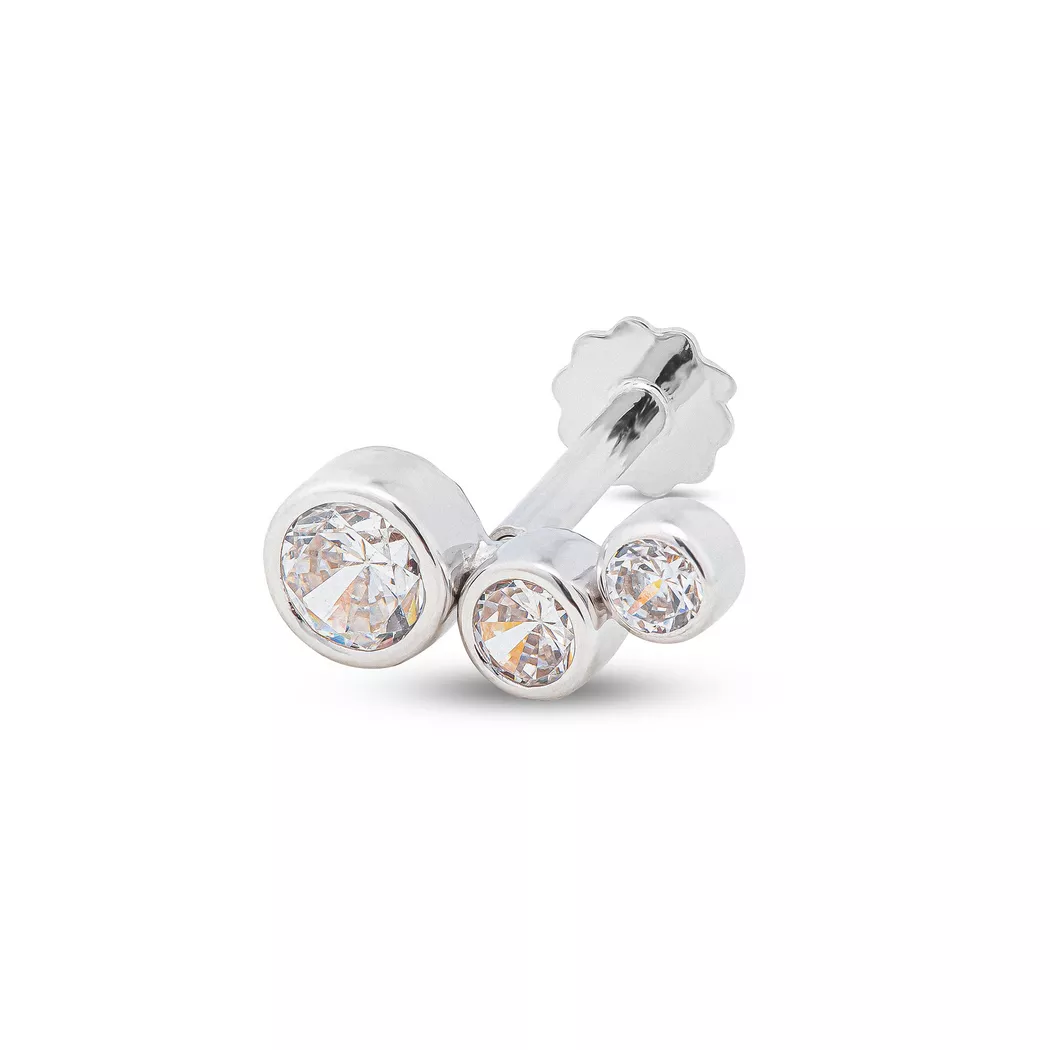 Studio Marquise - Piercing, One Size, Weissgold 8