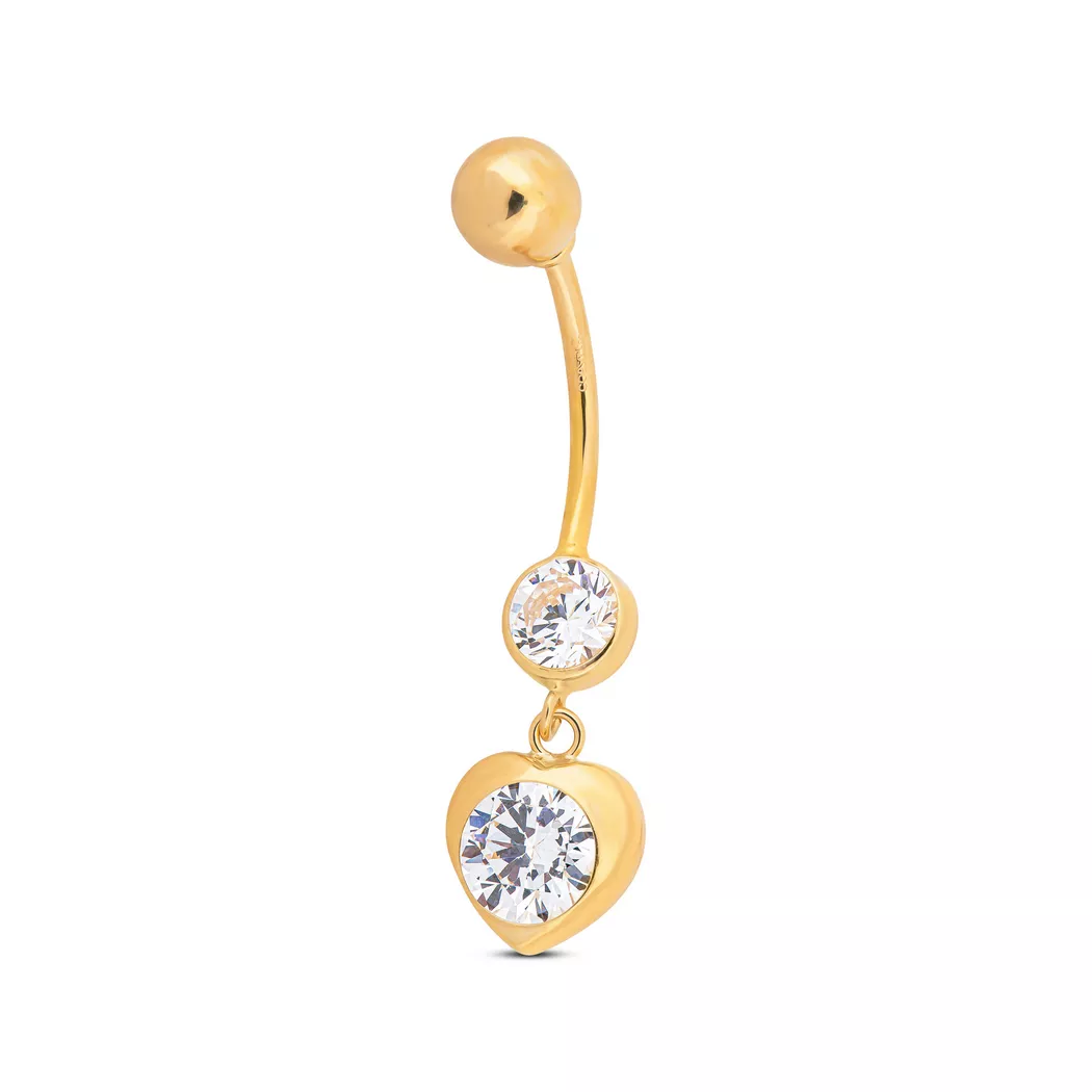 Studio Marquise - Piercing, One Size, Gelbgold 3