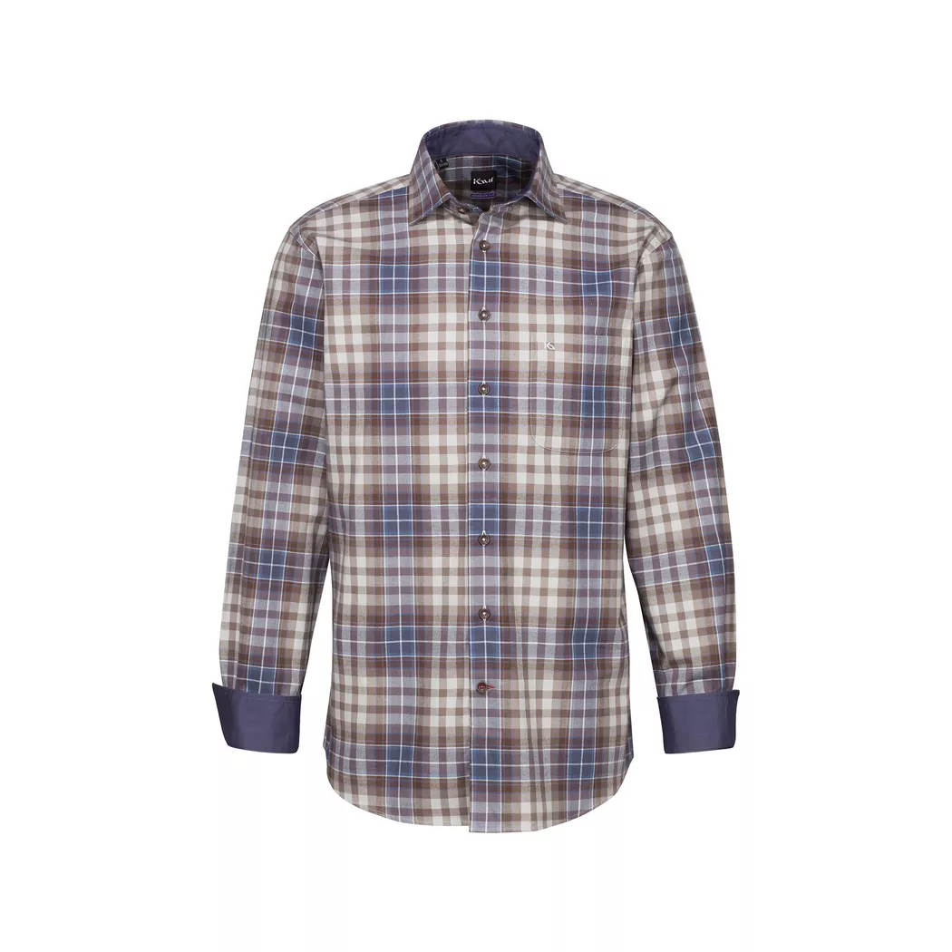 Kauf - Hemd, Regular Fit, langarm, für Herren, Braun, Größe 38