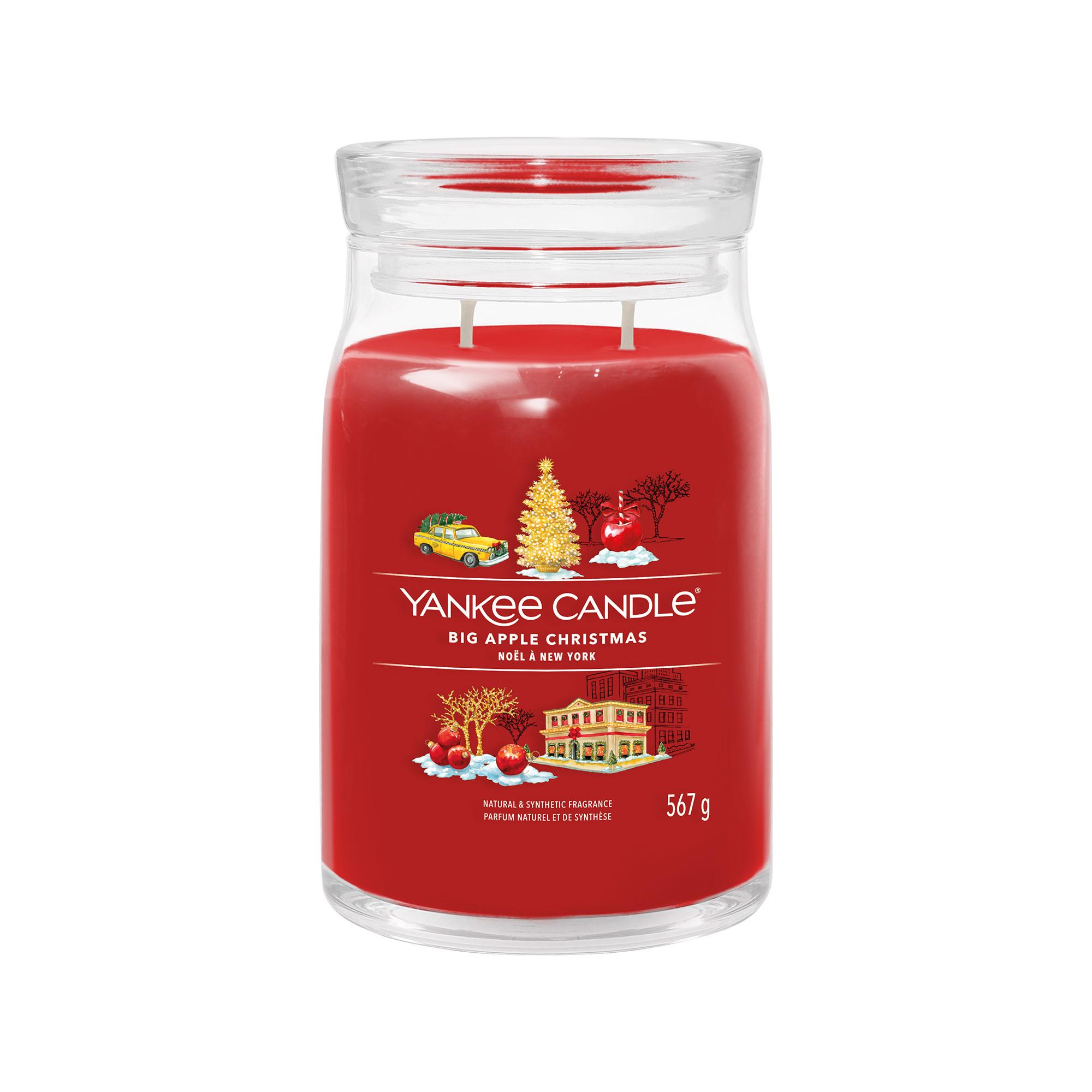 YANKEE CANDLE Candela profumata in vetro Big Apple Christmas 