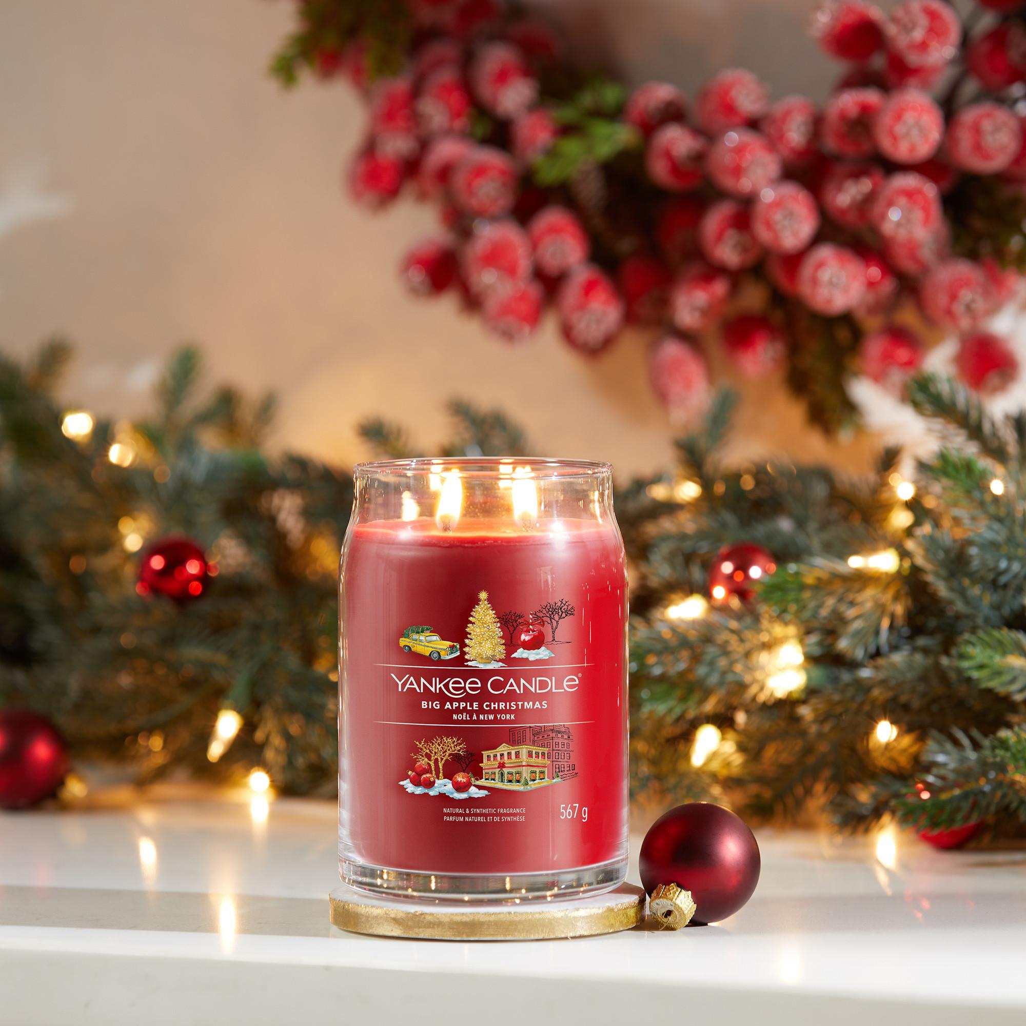 YANKEE CANDLE Candela profumata in vetro Big Apple Christmas 