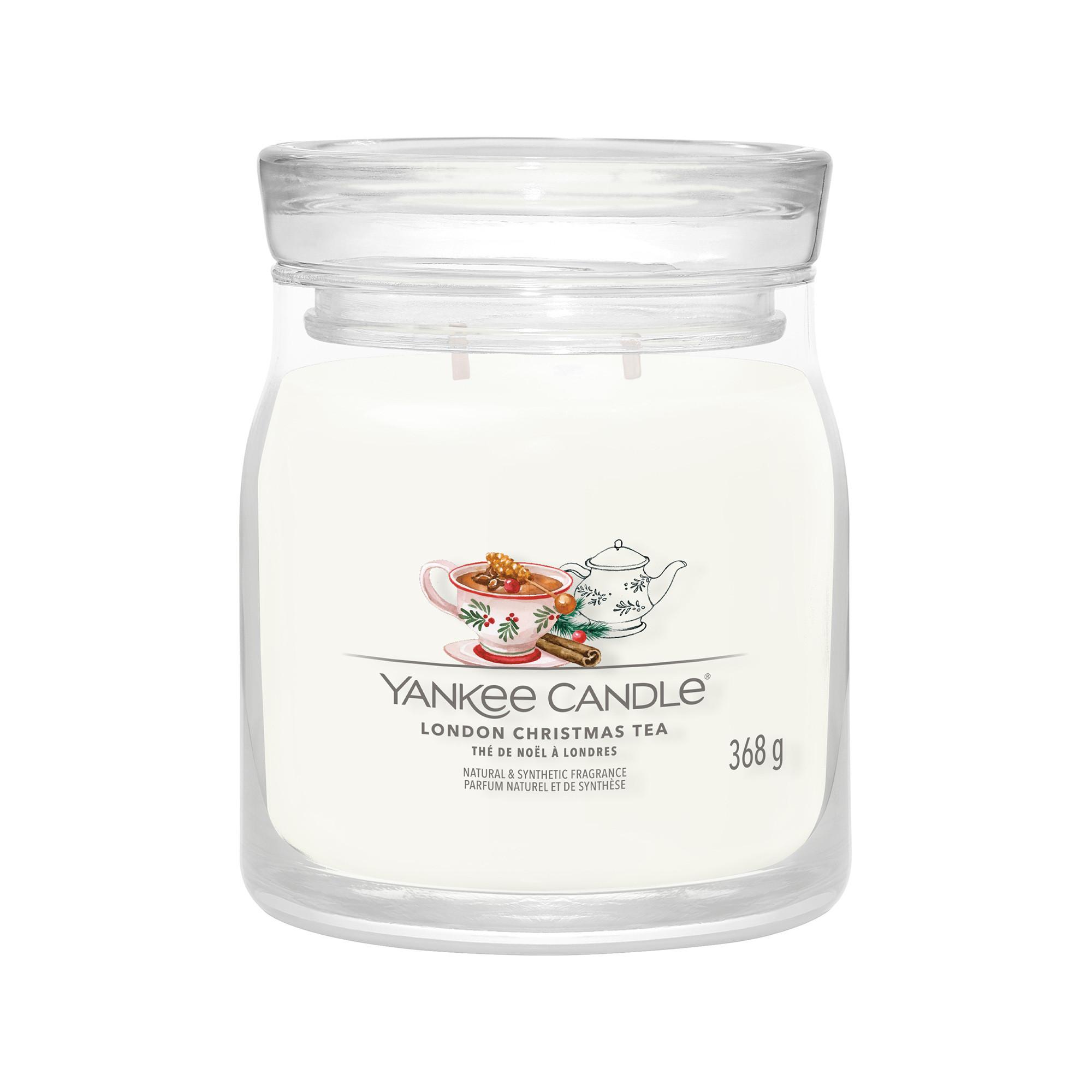 YANKEE CANDLE Duftkerze im Glas London Christmas Tea 