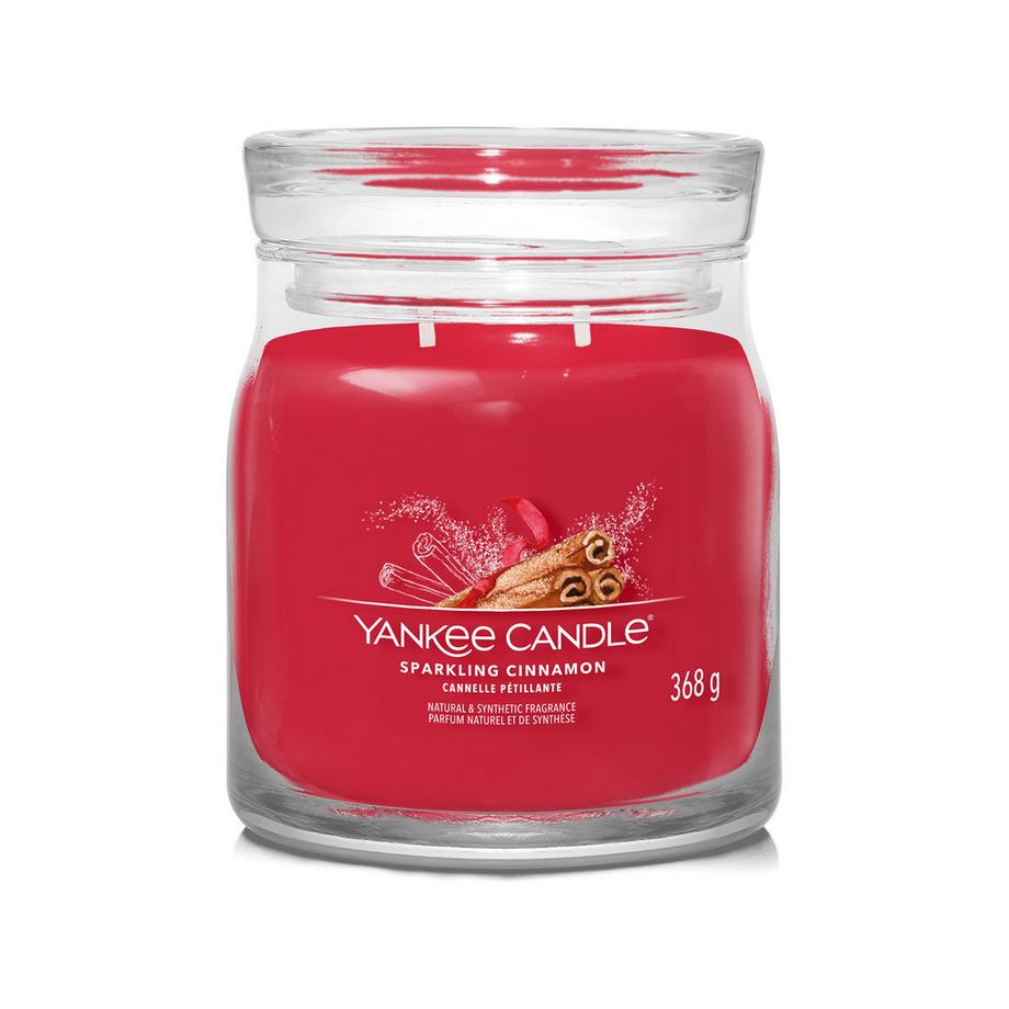 YANKEE CANDLE Bougie parfumée en verre Sparkling Cinnamon 