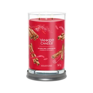 YANKEE CANDLE Candela profumata in vetro Sparkling Cinnamon 