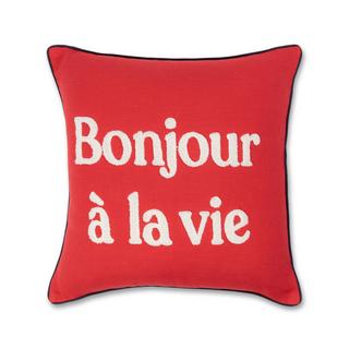 Manor Coussin Bonjour Belle Vie 