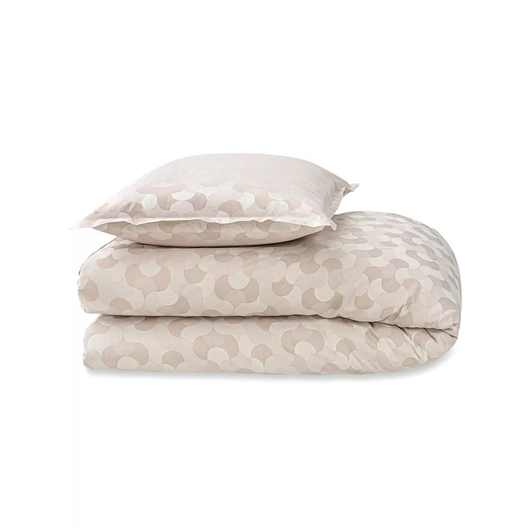 Manor Home - Duvetbezug, Tremila Jacquard Duvetbezug, 240 x 240 cm, Beige