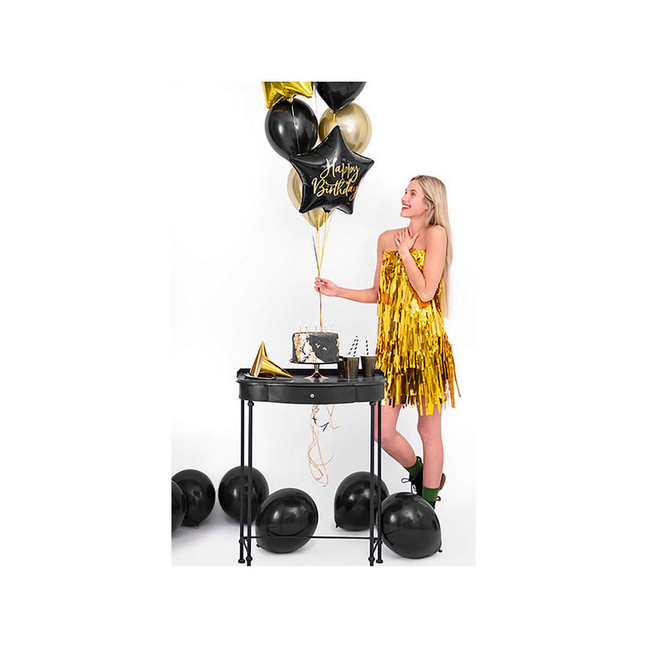 PartyDeco  Ballon en plastique Happy Birthday 
