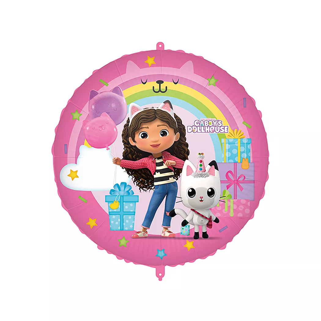 Procos - Folienballon Gabbys Dollhouse, Rosa
