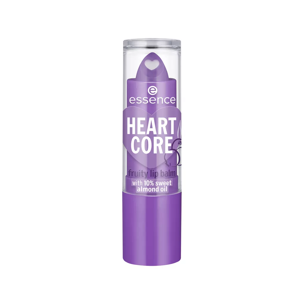 Essence - Heart Core Fruity Lip Balm, 3 g,  Amazing Acai