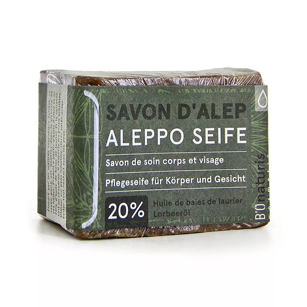Bionaturis - Aleppo Seife 20% Lorbeer-Öl, Savon d