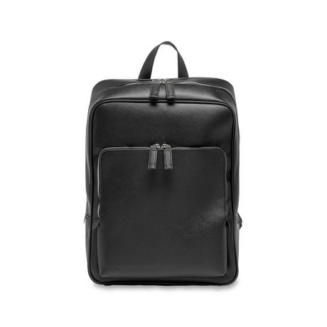 Manor Man Sac à dos aspect Saffiano en imitation cuir  