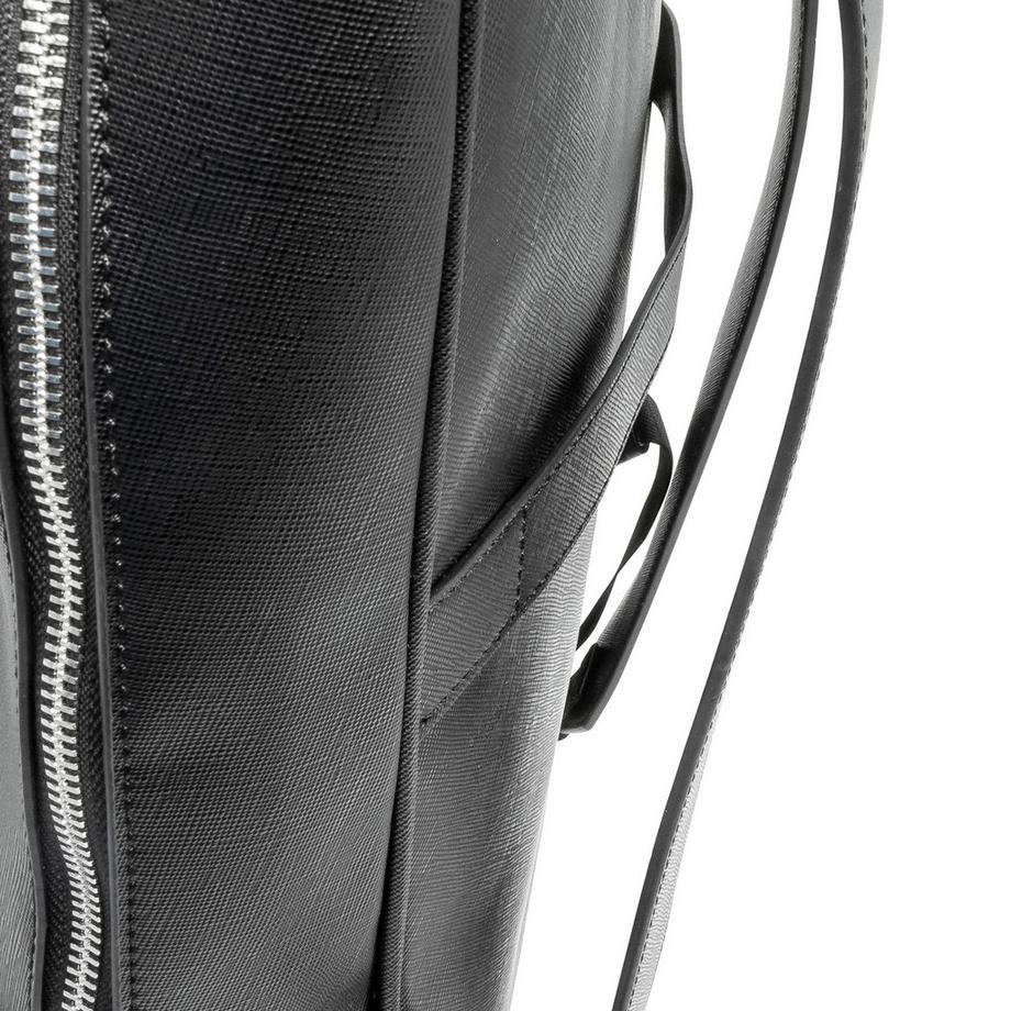 Manor Man Saffiano Optik Lederimitat Rucksack  