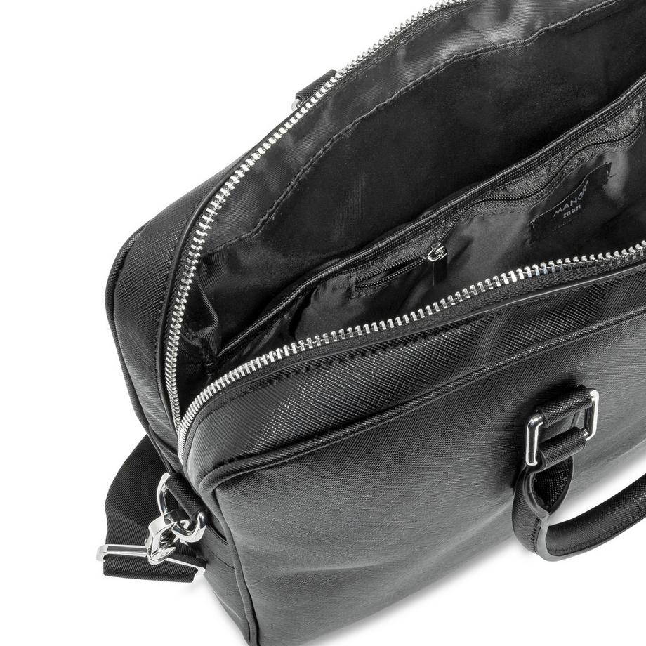 Manor Man Laptoptasche Saffiano Optik  