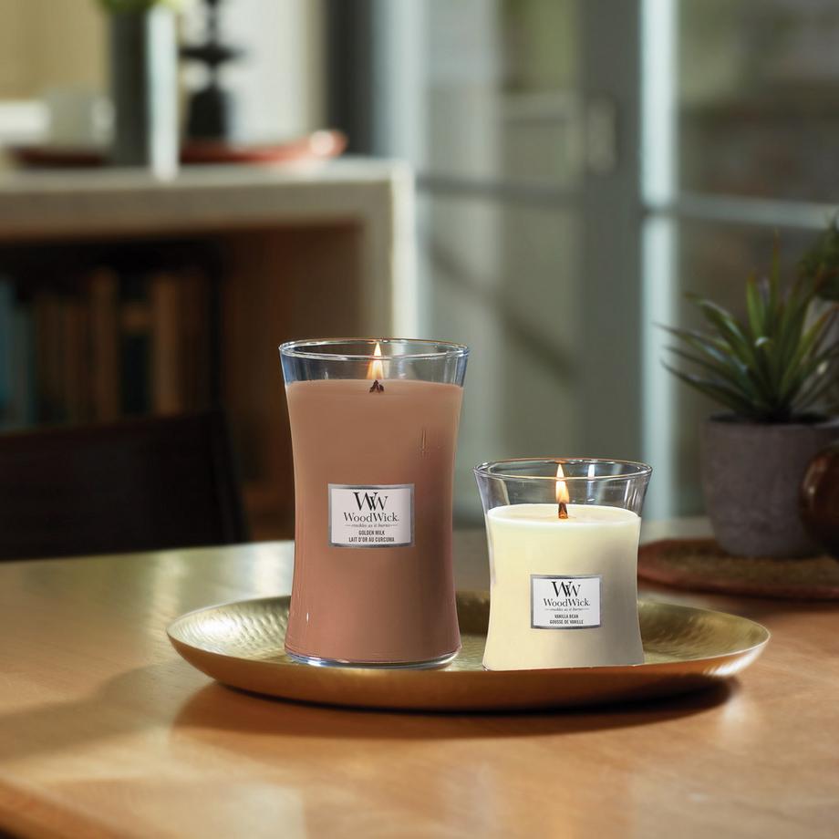 WoodWick Candle in the glass Vanilla Bean 