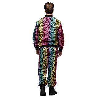 BOLAND  Trainingsanzug Regenbogen Leopard Grösse S 