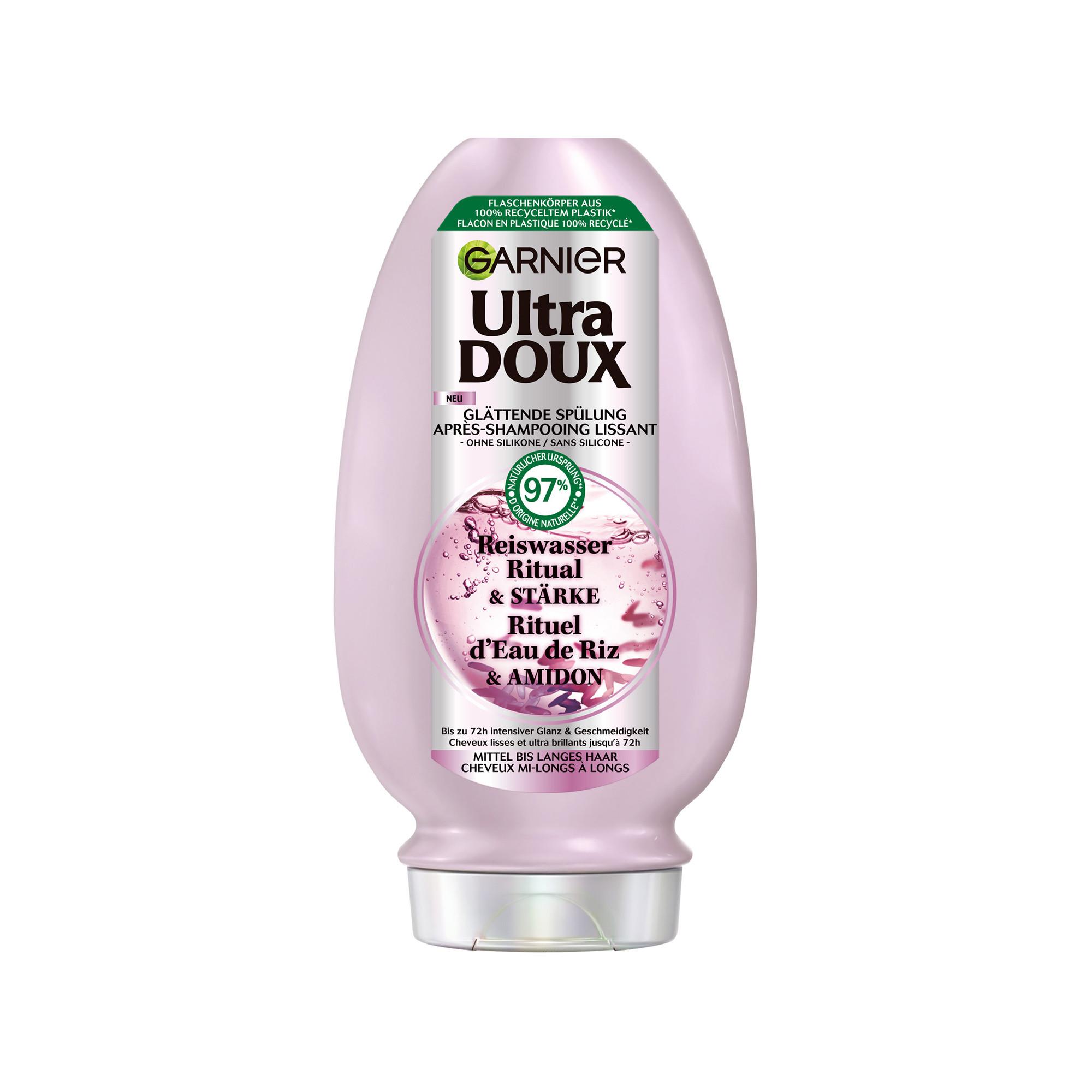 GARNIER Ultra Doux Rinçage lissant – Eau de riz Rituel & force 