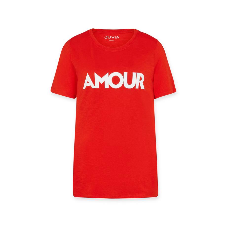 Juvia Amour Print T-Shirt  