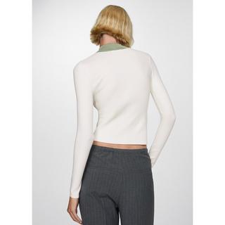 MANGO Lucero Tailored Fit Half Zip Sweatshirt  