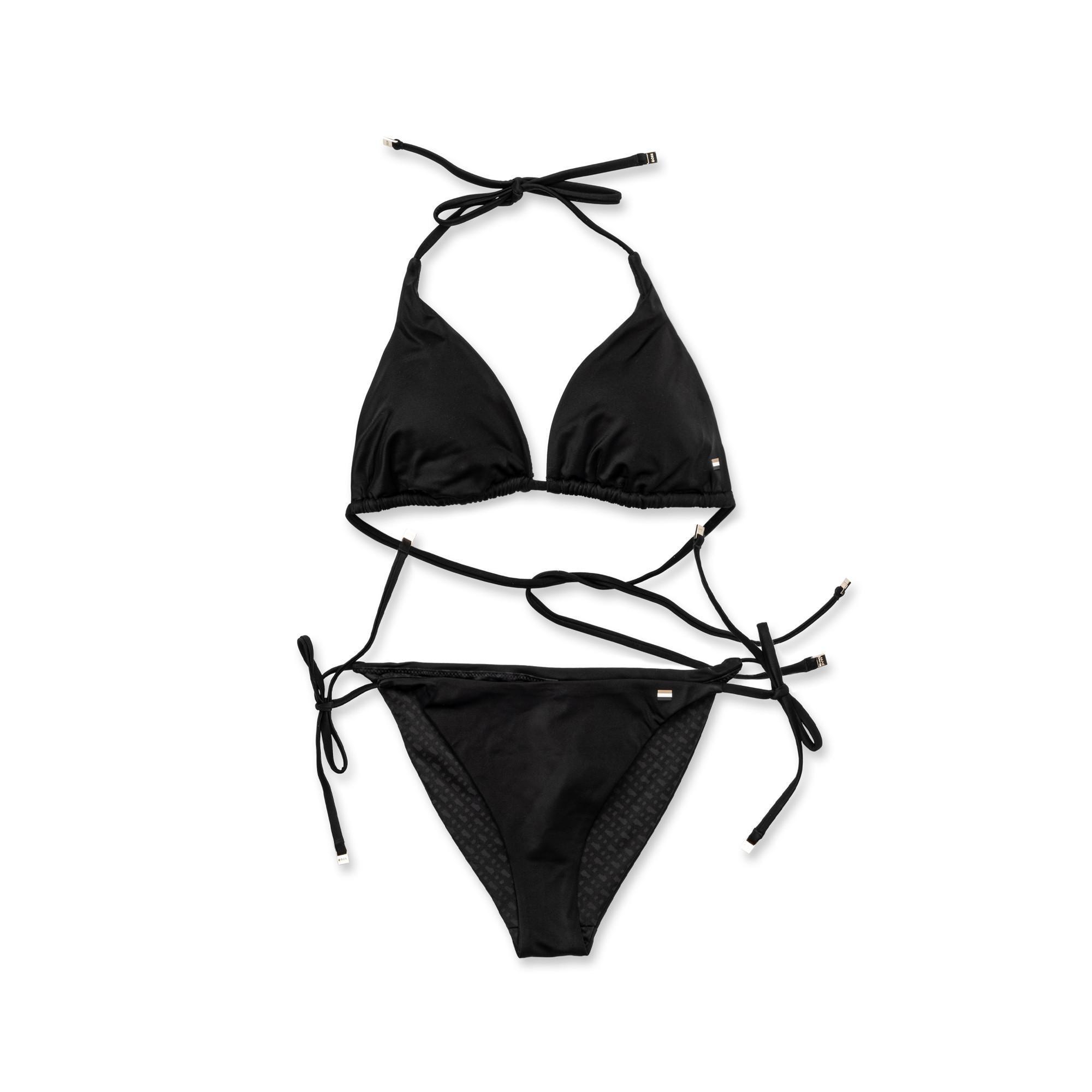 BOSS Bikini Hose mit seitlicher Bindung  