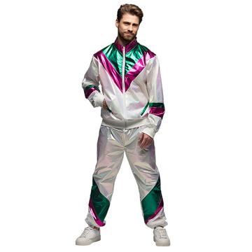 Tuta da ginnastica olografica taglia XL