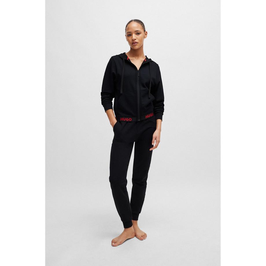 HUGO Sporty Logo Full Zip Hoodie  