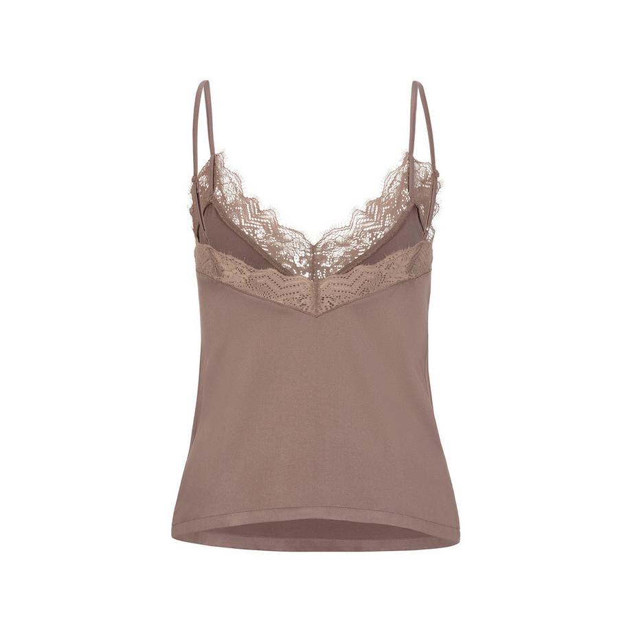 HUGO Top avec bordure en dentelle  