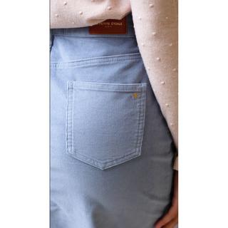 La Petite Etoile Cord Midi Bleistiftrock  