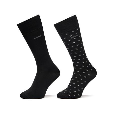 BOSS 2P RS Mini iconic MC Lot de 2 paires de chaussettes, hauteur mollet 