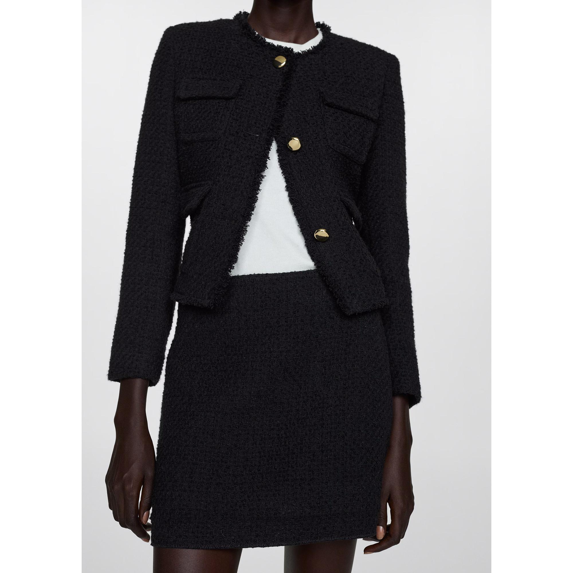 MANGO Wintour Gonna Corta in Tweed  