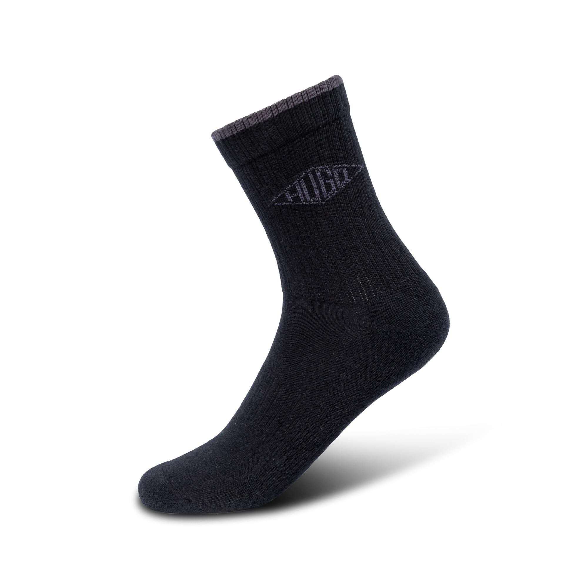 HUGO Triopack Chaussettes Courtes Côtelées  