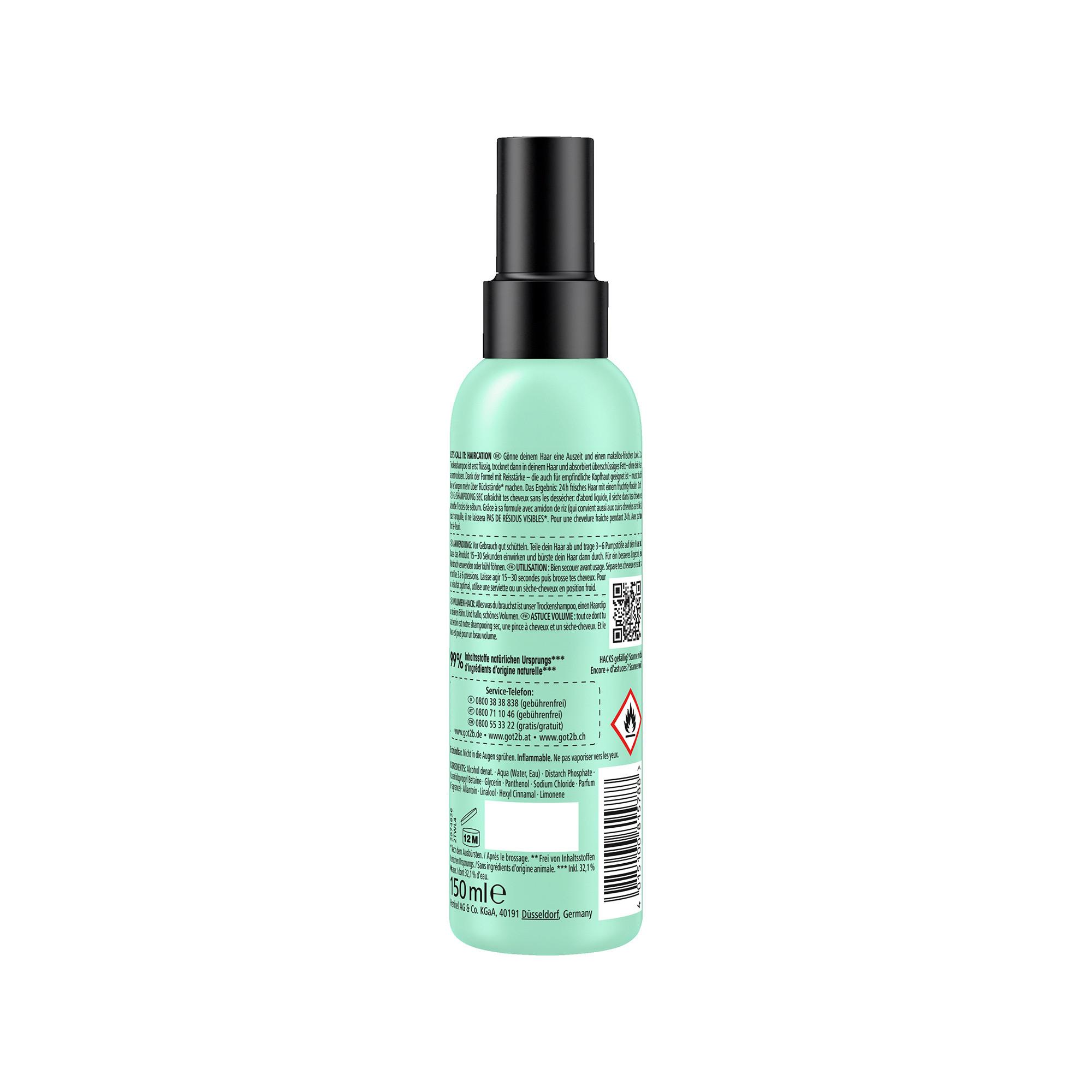 got2b Liquid-to-Dry Spray Trockenshampoo Extra Pflege 