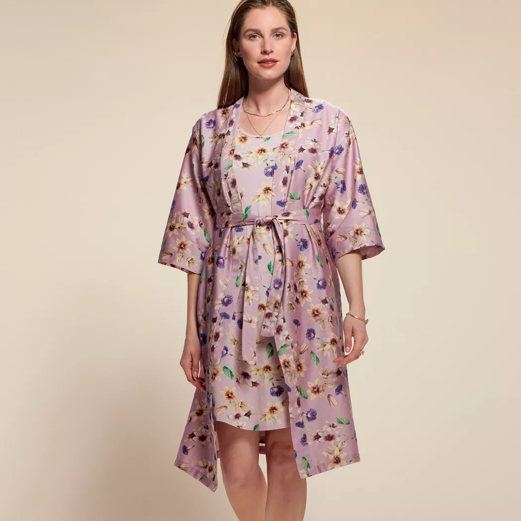 ESSENZA - Kimono, für Damen, Lila, Größe XS
