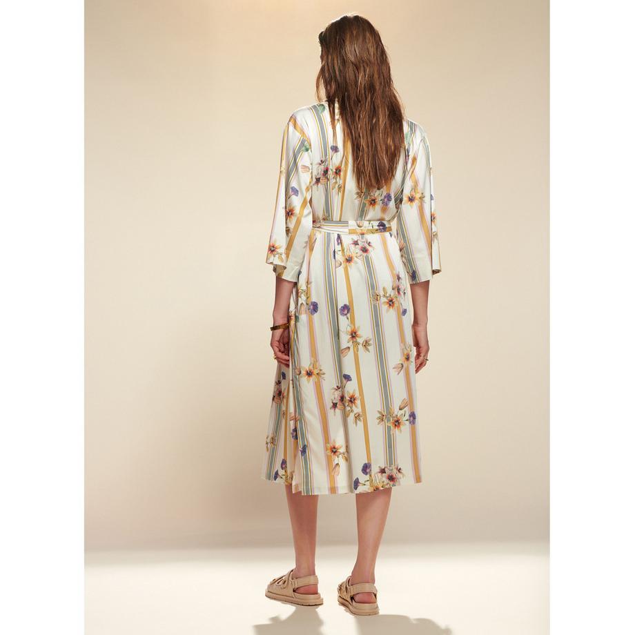 ESSENZA Ilona Amare Kimono Floreale a Righe  