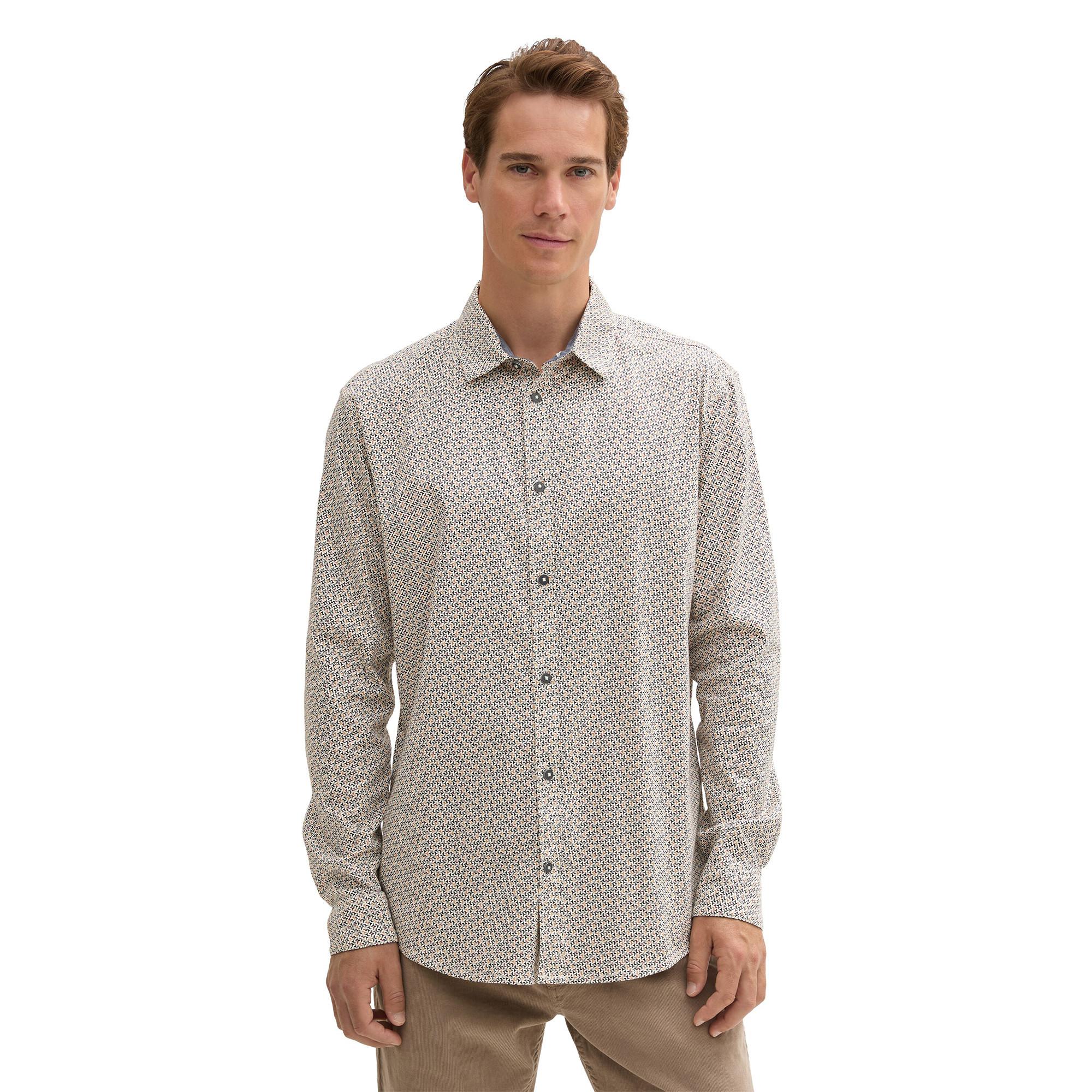 TOM TAILOR Langarm Hemd mit Muster  