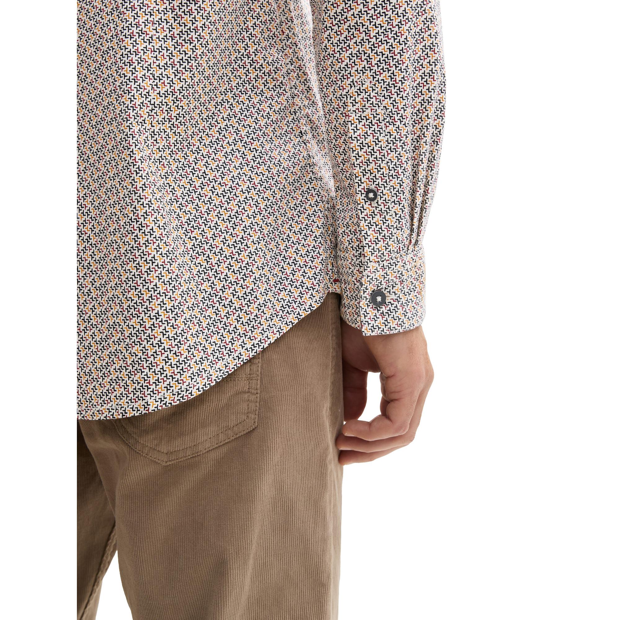 TOM TAILOR Chemise à Manches Longues à Motifs  