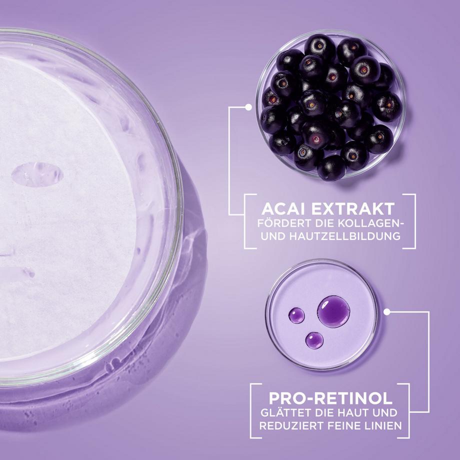GARNIER SkinActive Pro-Retinol Glättende Serum-Maske 