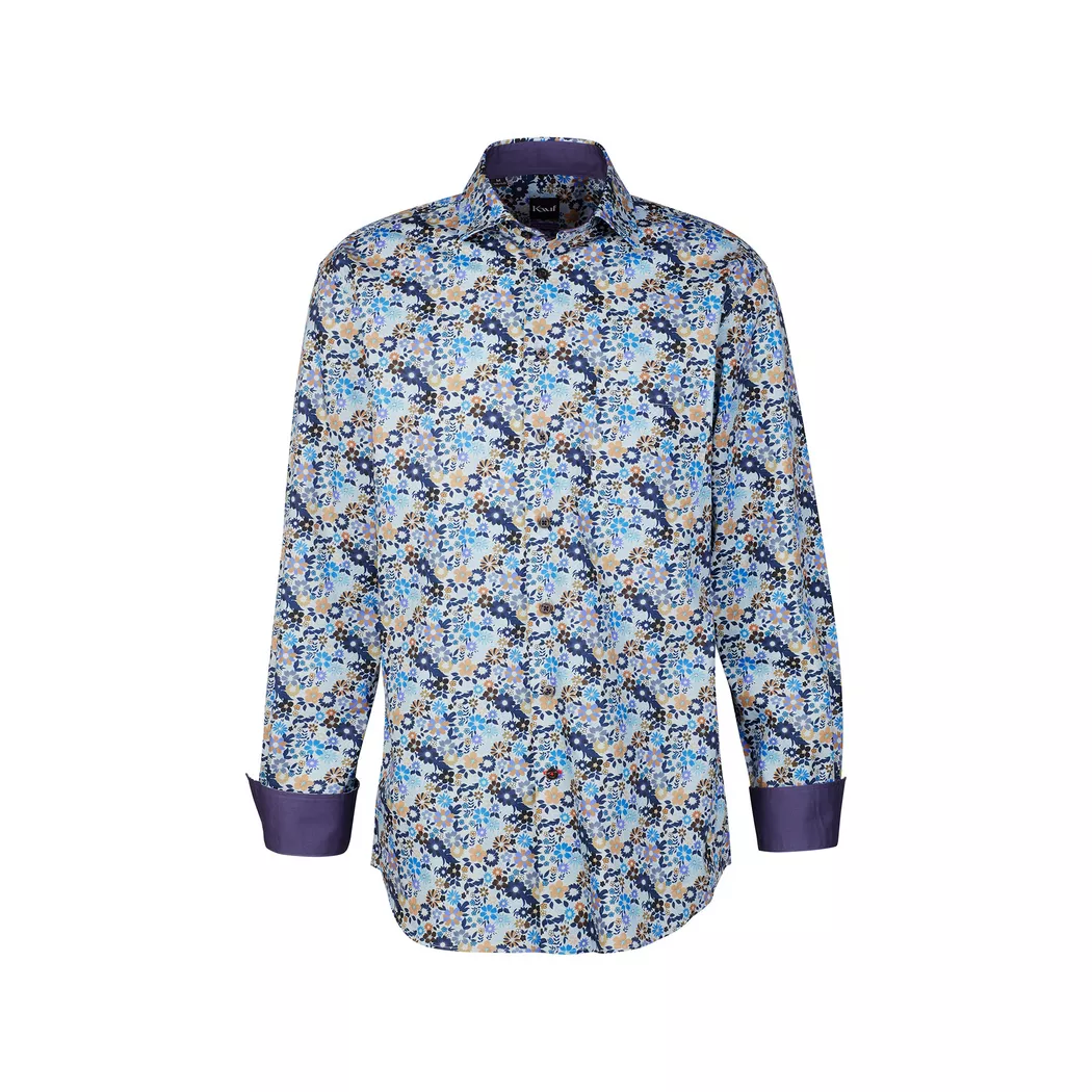 Kauf - Hemd, Regular Fit, langarm, für Herren, Blau, Größe 40