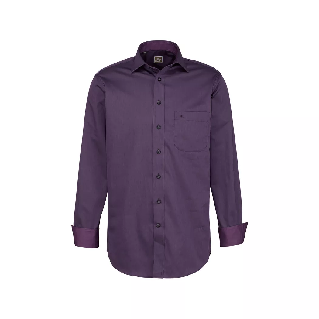 Kauf - Hemd, Modern Fit, langarm, für Herren, Violett Größe 39