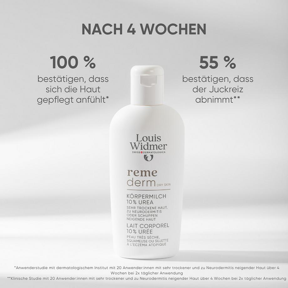 Louis Widmer  remederm Körpermilch 10 % Urea 