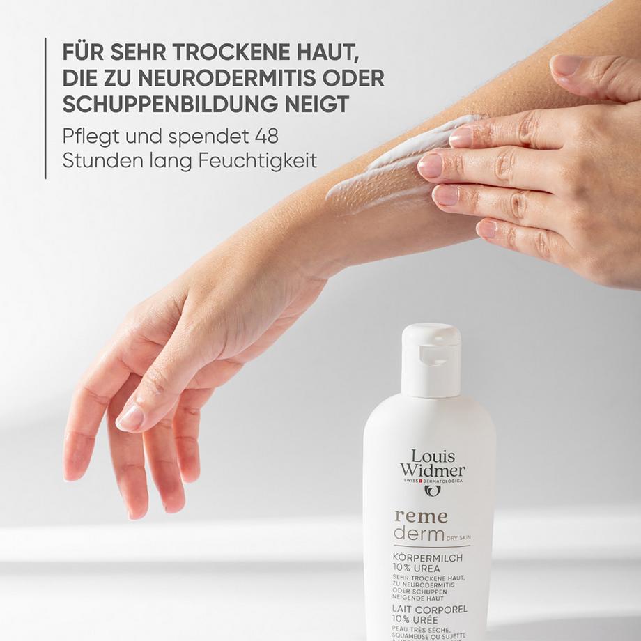 Louis Widmer  remederm Körpermilch 10 % Urea 