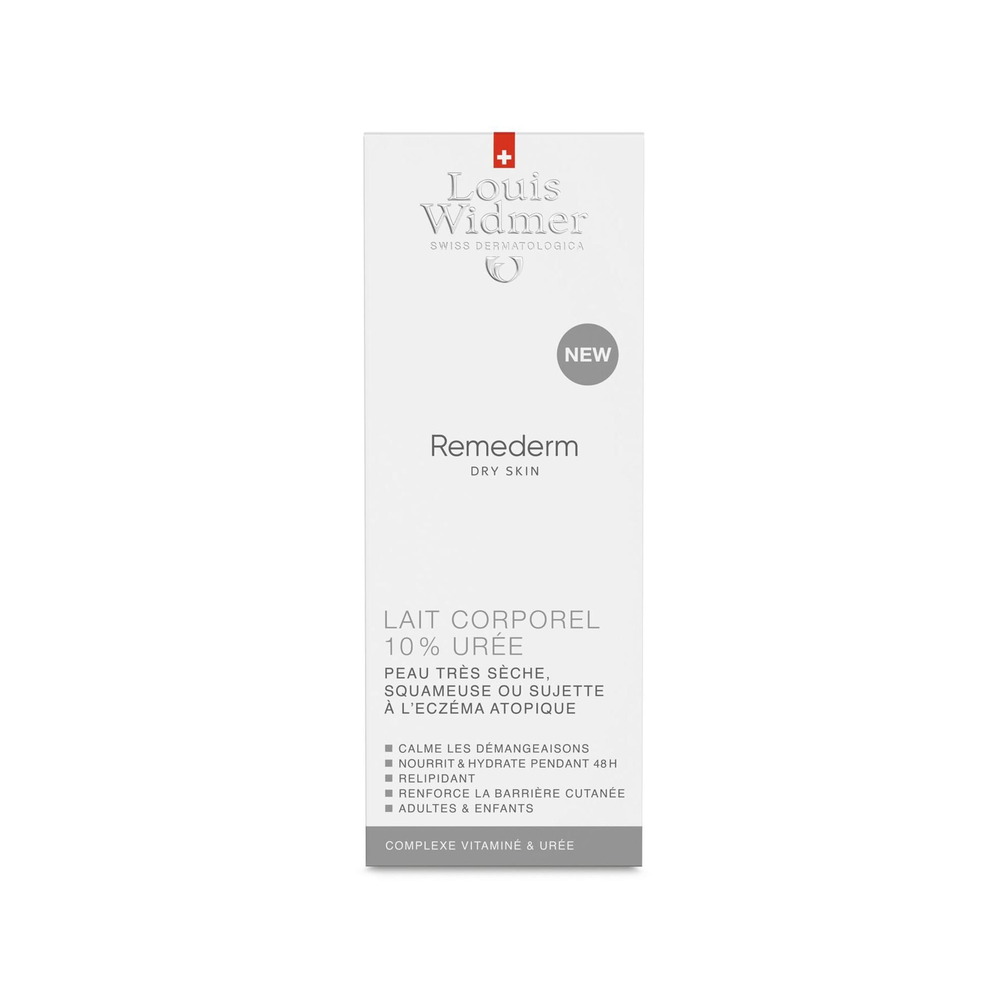 Louis Widmer Remederm Latte corpo 10% urea non profumato 