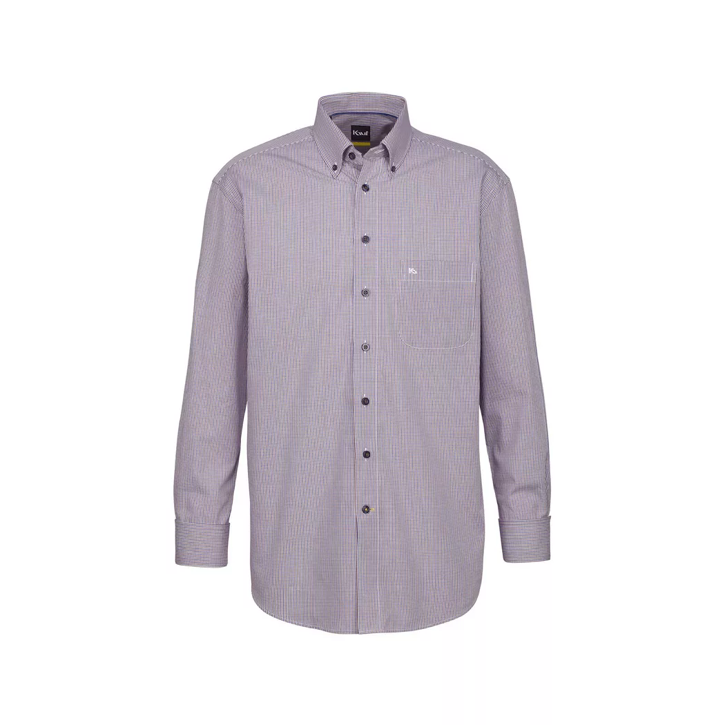 Kauf - Hemd, Regular Fit, langarm, für Herren, Braun, Größe 44